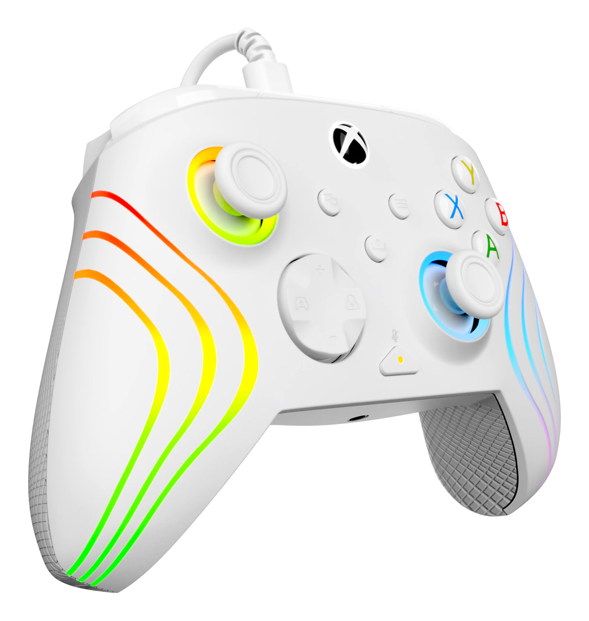 Manette de jeu - Xbox Series X|S, Xbox One et PC - Afterglow Wave - RGB - Filaire - Blanc- TURTLE BEACH