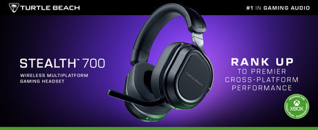 Casque gaming sans fil - Turtle Beach Stealth™ 700X (Gen3) - Noir - Xbox, PS5, PS4, PC, mobile, 60mm, Bluetooth, 80h