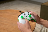 Manette de jeu - Xbox Series X|S, Xbox One et PC - Rematch Core - RGB - Filaire - Blanc / Vert - TURTLE BEACH