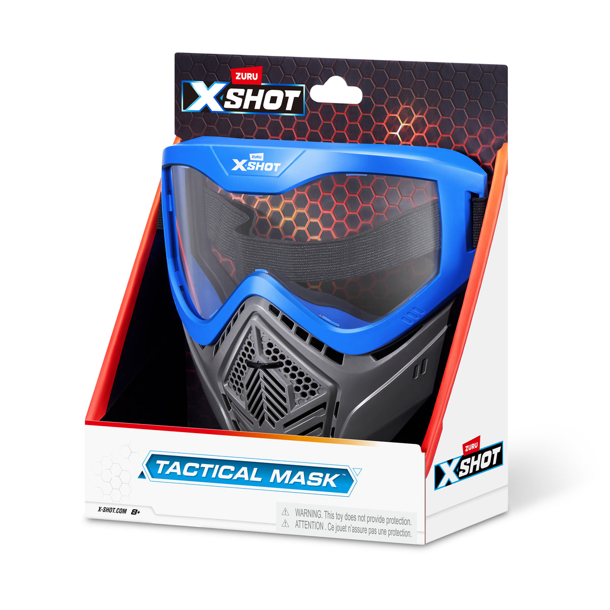 Accessoire - ZURU - X-SHOT Excel Blue Mask - Masque réglable - Design stylé - Ventilation intégrée