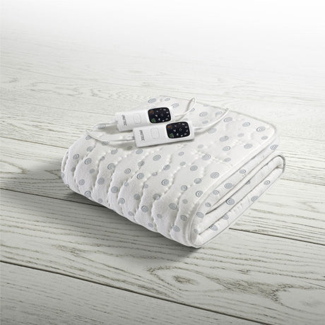 Surmatelas Chauffant - Imetec - 2 Places Adapto, 150x160 cm - 6 Températures Chauffage Rapide - 100% Coton - Température Constante