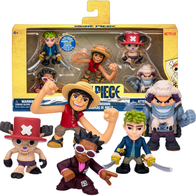 Pack de 5 minis figurines - ONE PIECE - Zoro, Chopper, Wapol, Mr. 5 et Luffy - Des 4 ans