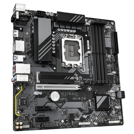 Carte mere - GIGABYTE - B760M DS3H WF6E GEN5 - Format Micro-ATX - Chipset Intel B760 - WiFi 6E & PCIe 5.0