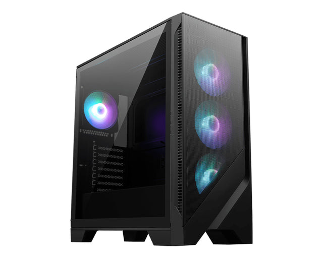 Boitier Moyen Tour ATX MSI Mag Forge 320R Airflow RGB avec panneau vitré (Noir)
