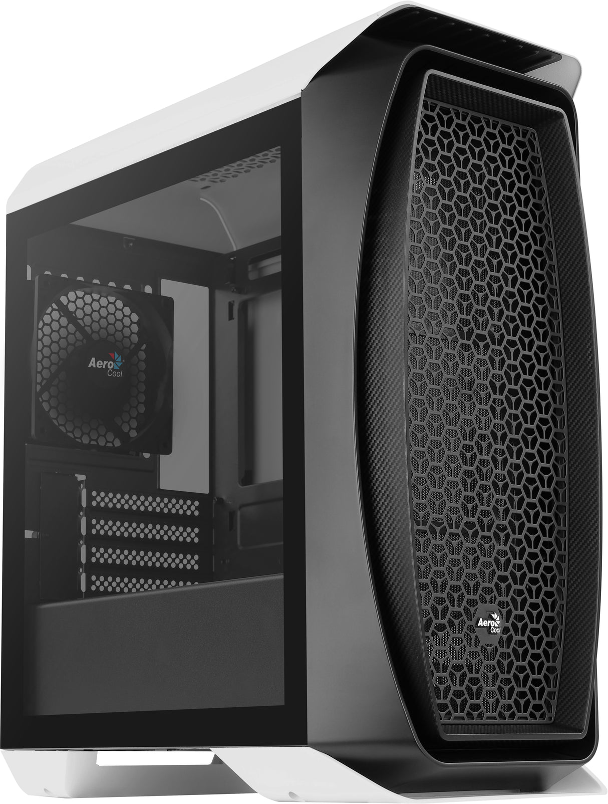 Boitier Mini Tour Micro ATX AeroCool Aero One Mini avec panneau vitré (Blanc)