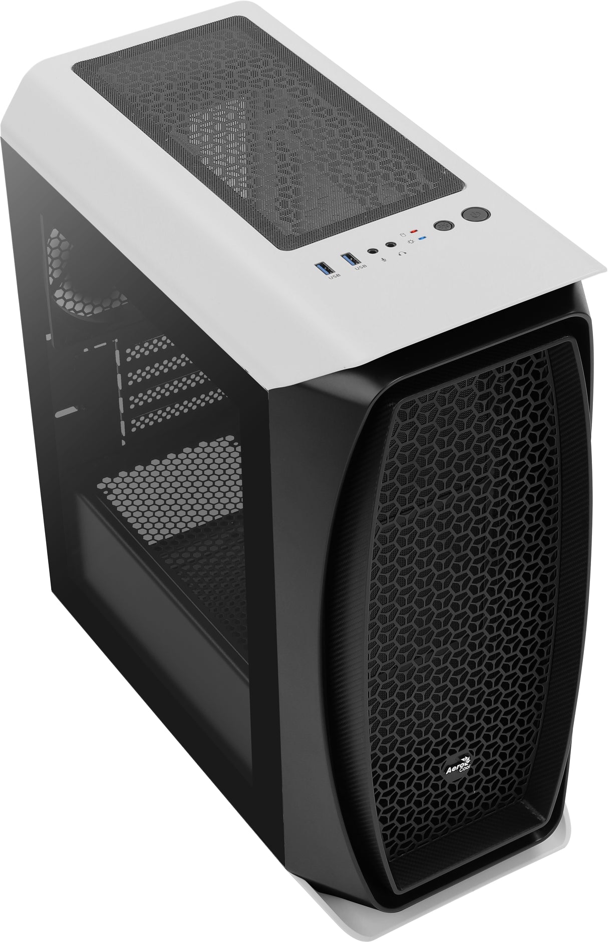 Boitier Mini Tour Micro ATX AeroCool Aero One Mini avec panneau vitré (Blanc)