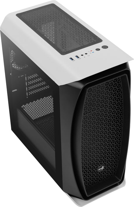 Boitier Mini Tour Micro ATX AeroCool Aero One Mini avec panneau vitré (Blanc)
