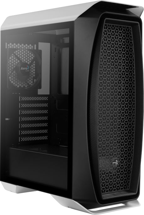 Boitier Moyen Tour ATX AeroCool Aero One avec panneau vitré (Blanc/Noir)