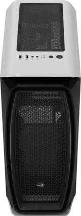 Boitier Moyen Tour ATX AeroCool Aero One avec panneau vitré (Blanc/Noir)