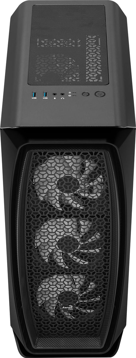 Boitier Moyen Tour ATX AeroCool Aero One Frost RGB avec panneau vitré (Noir)