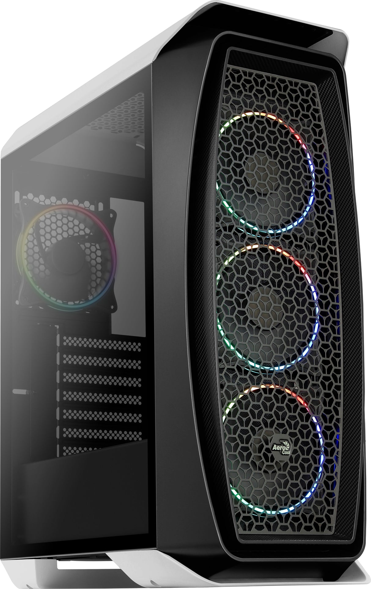 Boitier Moyen Tour ATX AeroCool Aero One Eclipse RGB avec panneau vitré (Blanc)