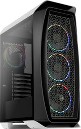 Boitier Moyen Tour ATX AeroCool Aero One Eclipse RGB avec panneau vitré (Blanc)