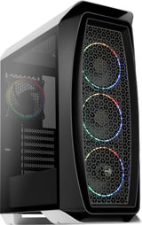Boitier Moyen Tour ATX AeroCool Aero One Eclipse RGB avec panneau vitré (Blanc)