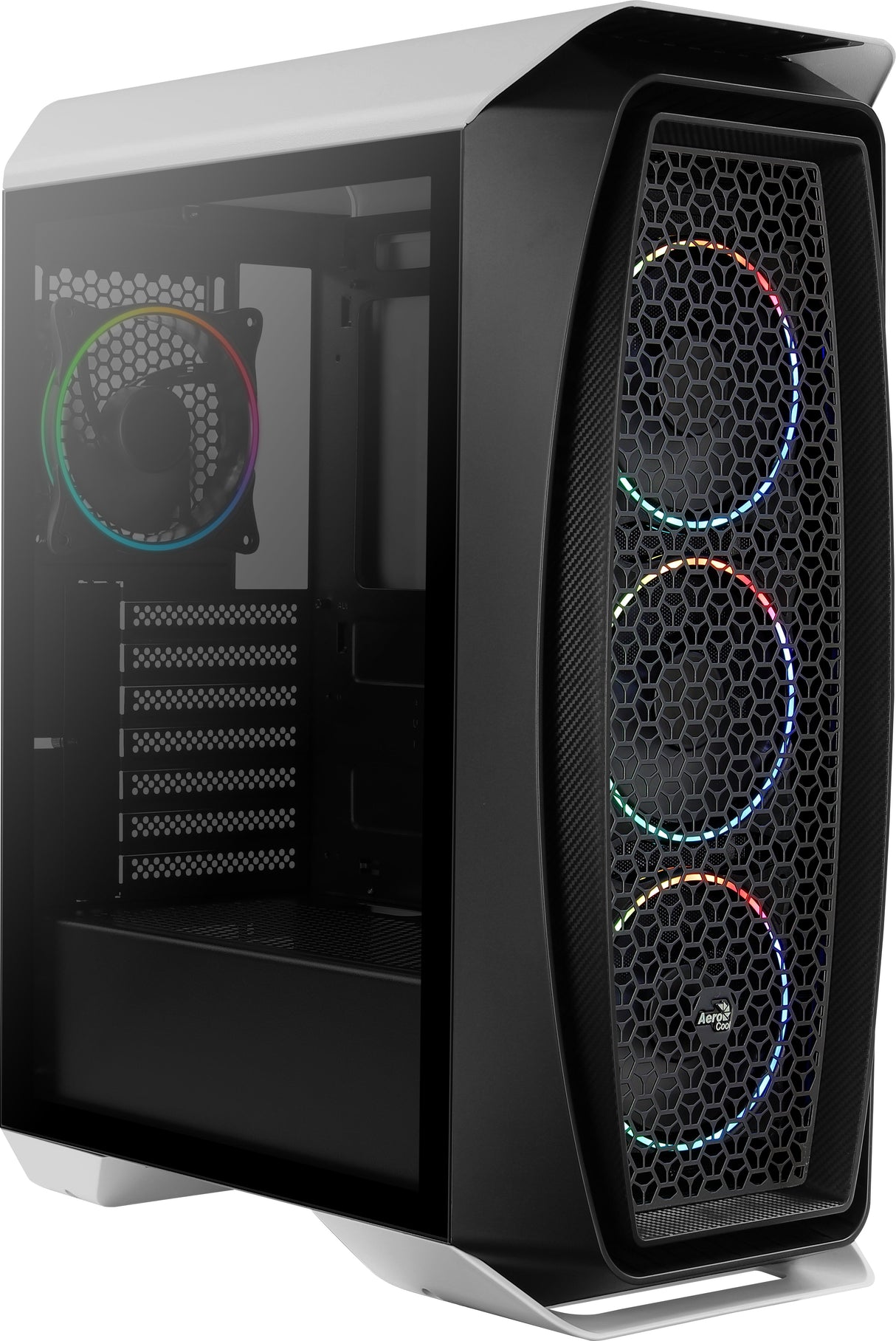 Boitier Moyen Tour ATX AeroCool Aero One Eclipse RGB avec panneau vitré (Blanc)