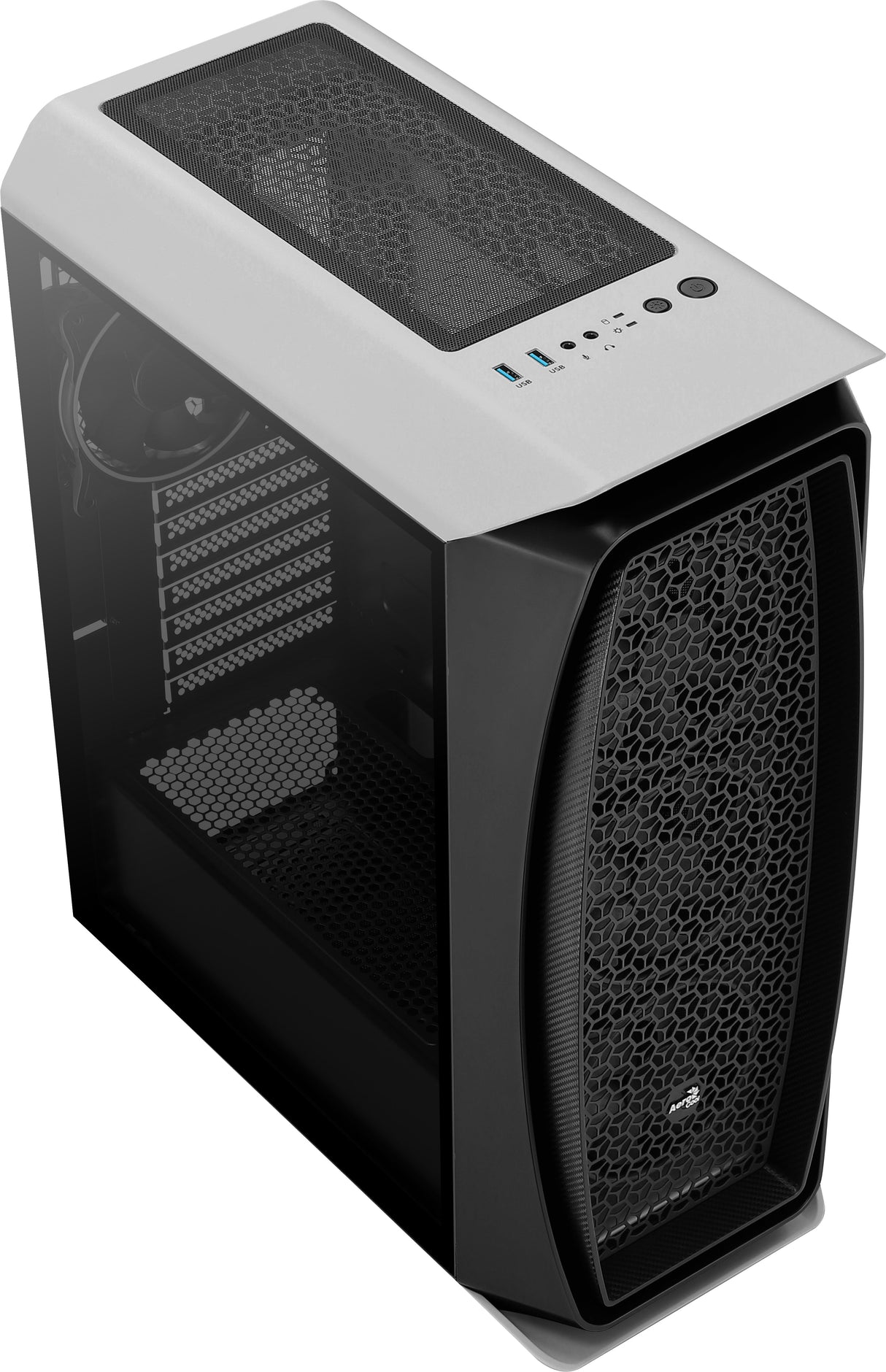 Boitier Moyen Tour ATX AeroCool Aero One Eclipse RGB avec panneau vitré (Blanc)