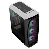 Boitier Moyen Tour ATX AeroCool Aero One Frost RGB avec panneau vitré (Blanc)