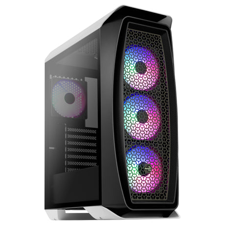 Boitier Moyen Tour ATX AeroCool Aero One Frost RGB avec panneau vitré (Blanc)