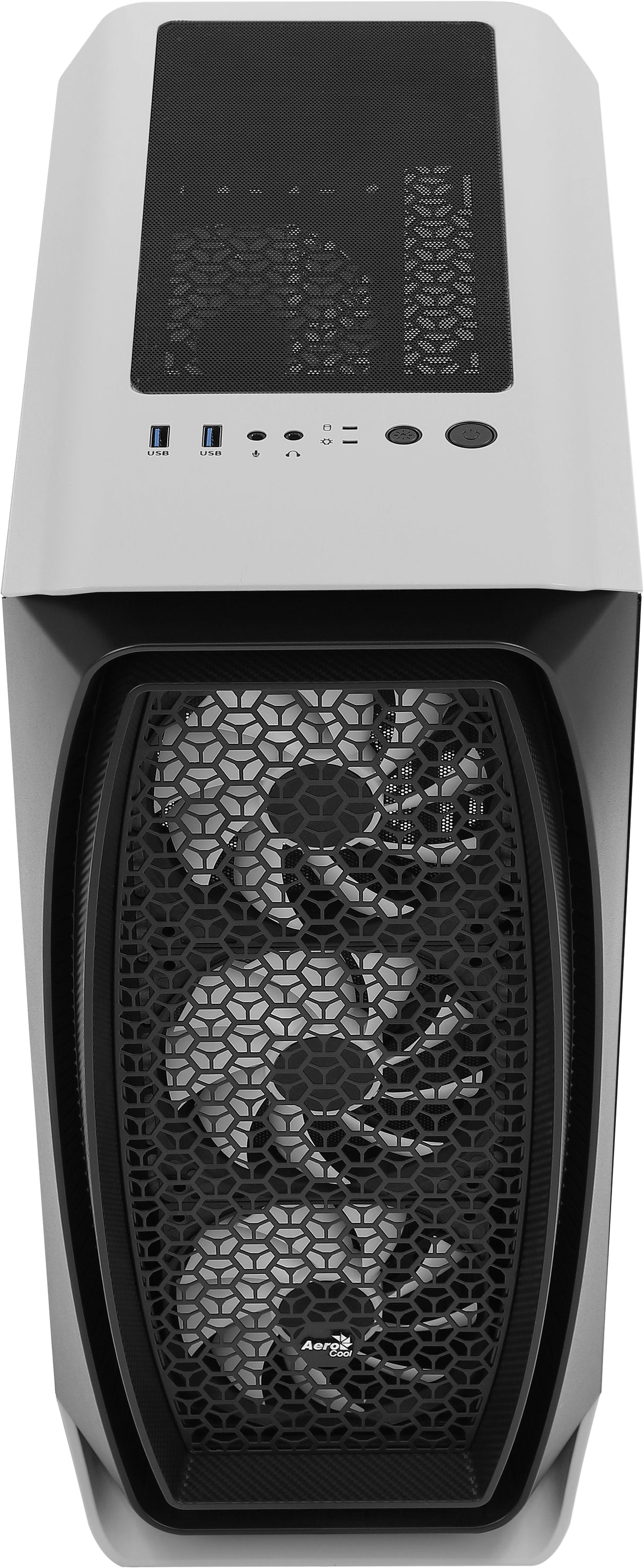 Boitier Mini Tour Micro ATX AeroCool Aero One Mini Frost RGB avec panneau vitré (Blanc/Noir)