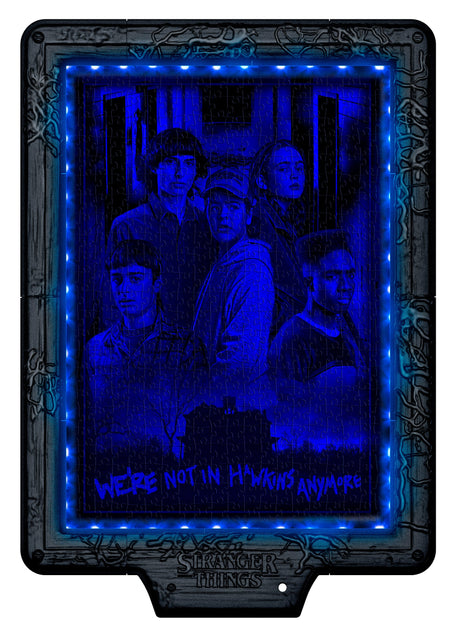 Puzzle Cadre Lumineux Vecna - CLEMENTONI - Stranger Things -14 Ans - 520 pieces - Effets Visuels LED - Univers Série Netflix