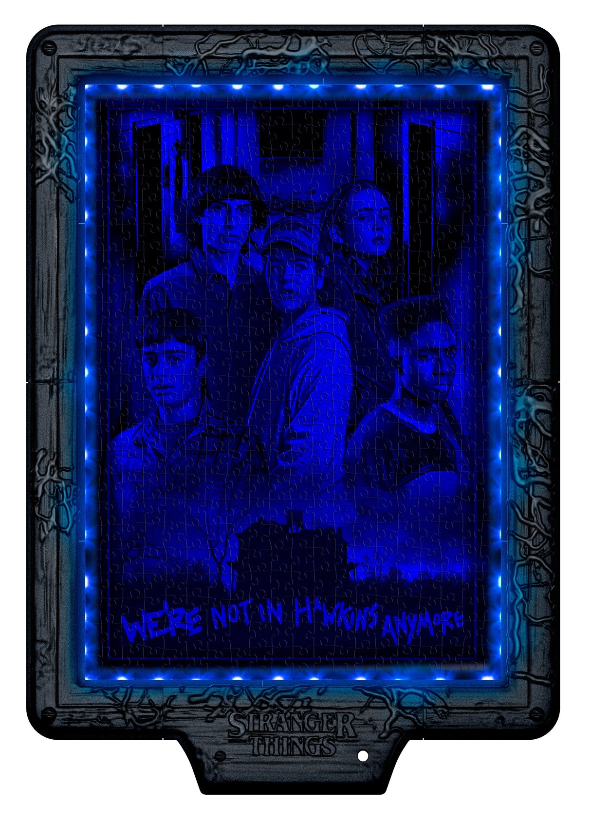 Puzzle Cadre Lumineux Démogorgon - CLEMENTONI - Stranger Things - 14 Ans - 520 pieces - Effets Visuels LED - Série Netflix
