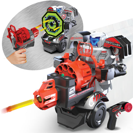 Robot radiocommandé - YCOO - RAPIDFIRE - 19 cm - 15 actions programmables - Des 5 ans