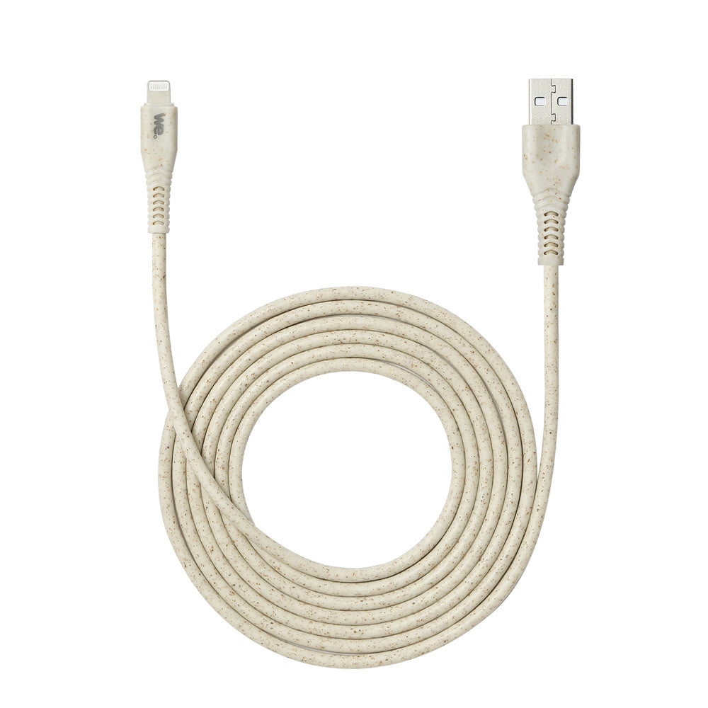 C ble Lightning/USB A biosourcé avec 30% de matières recyclées - 2m - Packaging