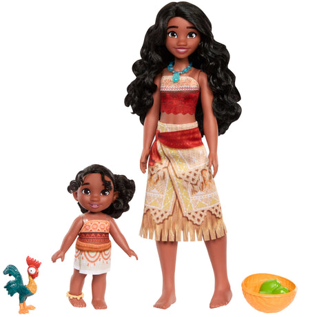 MATTEL Disney Vaiana 2 - Coffret des 2 soeurs - poupée du film Vaiana 2 JBT66