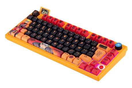 Clavier filaire/sans fil - Mécanique - KONIX - Naruto Shippuden - Édition Pro Collector Numérotée - AZERTY - LED RVB