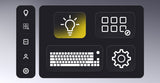 Clavier Gamer sans fil magnétique (Hator Aurum Linear) Hator Skyfall 65 Mag Ultima 8K TKL RGB (Noir)