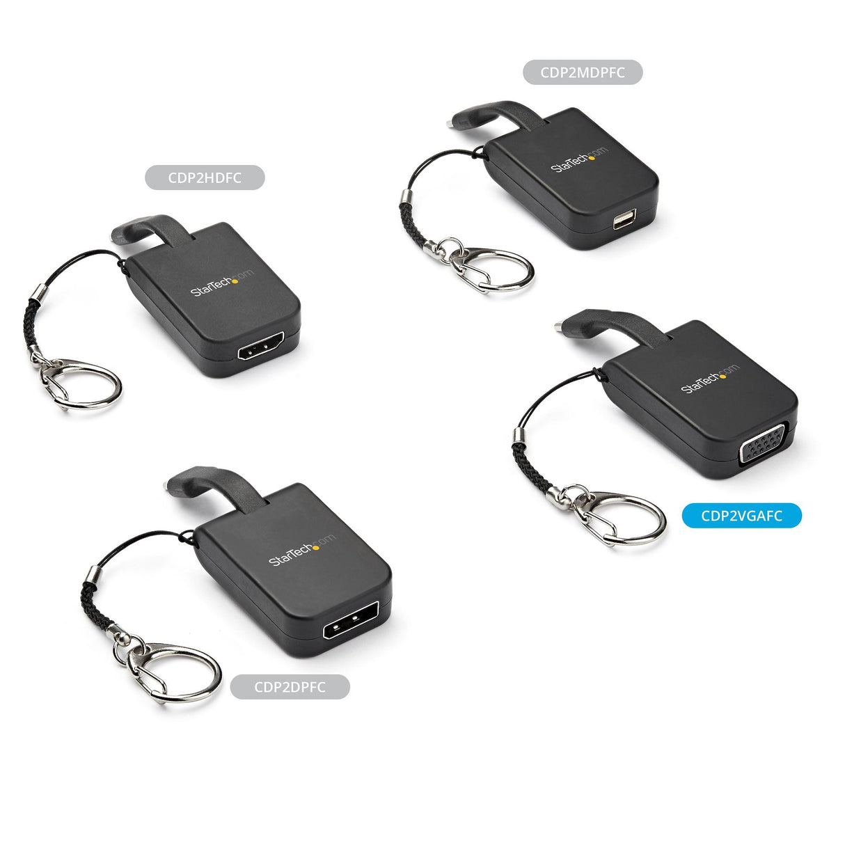 Convertisseur USB-C StarTech vers VGA femelle (D-sub DE-15) (Noir)