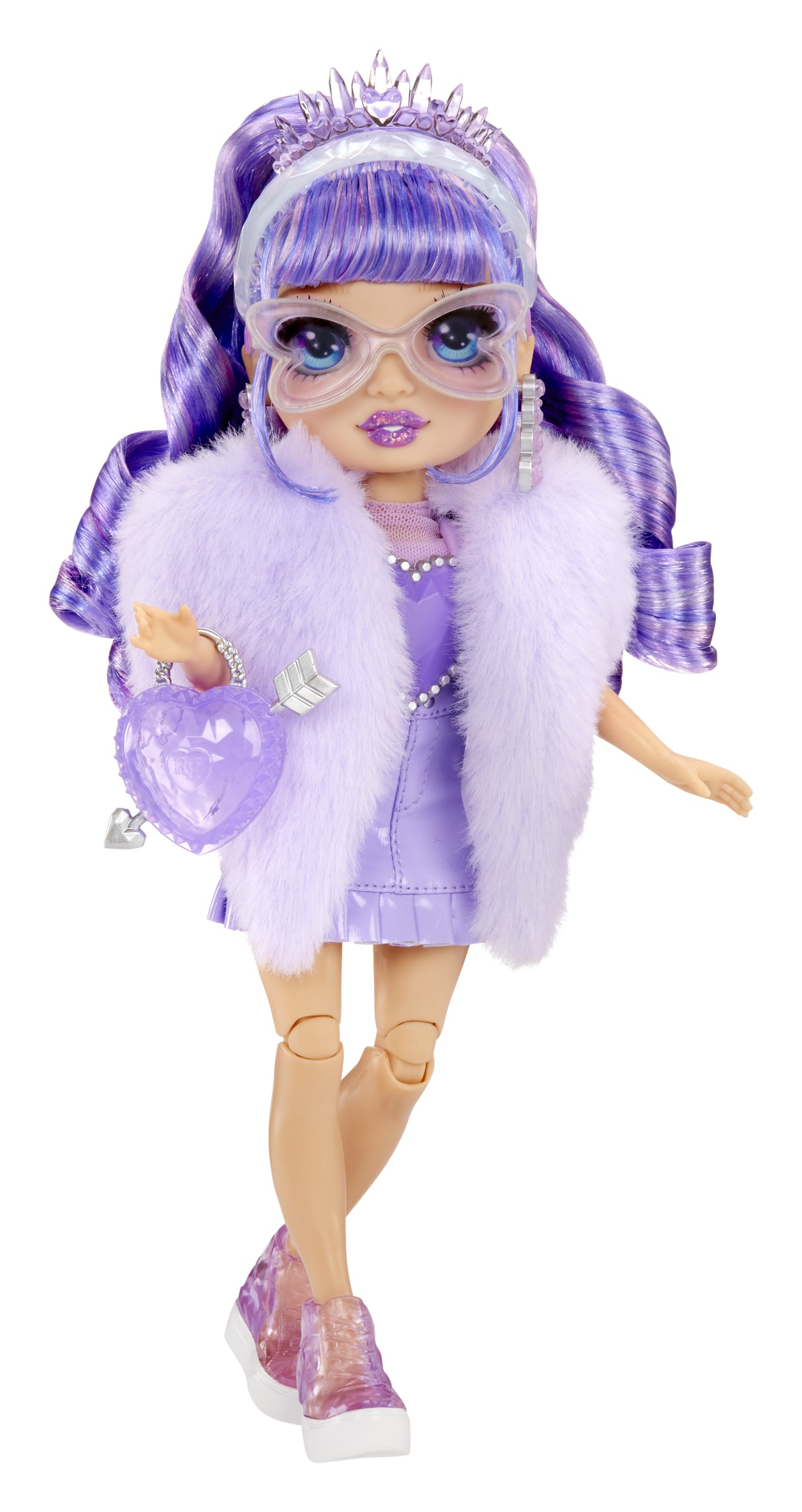 Rainbow High Cristal Poupée Mannequin 27 cm - Violet