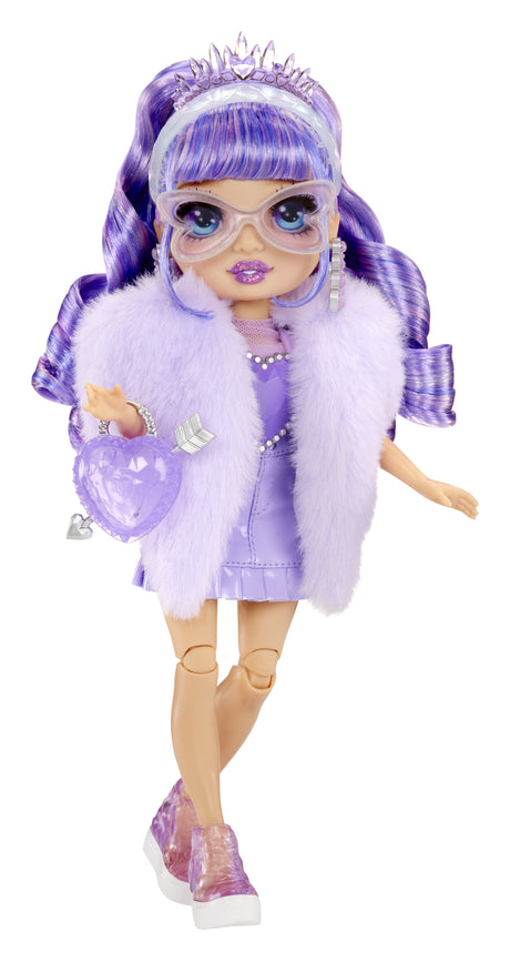 Rainbow High Cristal Poupée Mannequin 27 cm - Violet