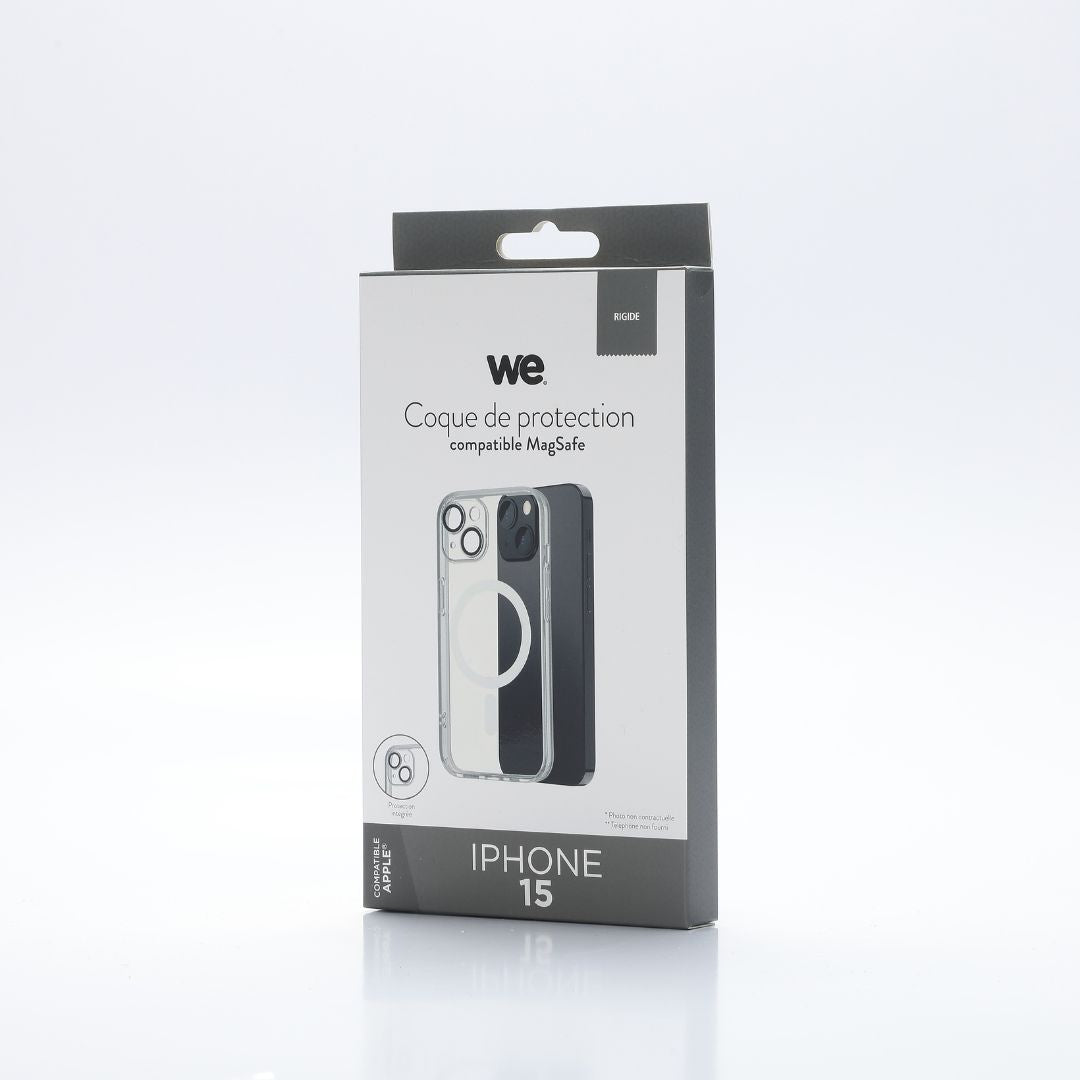 WE Coque de protection intégrale MAGSAFE IPHONE 15 Transparent - Protection d'ob