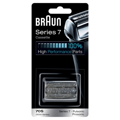 Tete de rasoir - BRAUN - Cassette 70S SERIES 7 / PULSONIC - Argent