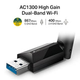 Carte RïÂ¿Â½seau USB WiFi TP-Link Archer T3U Plus (AC1300)