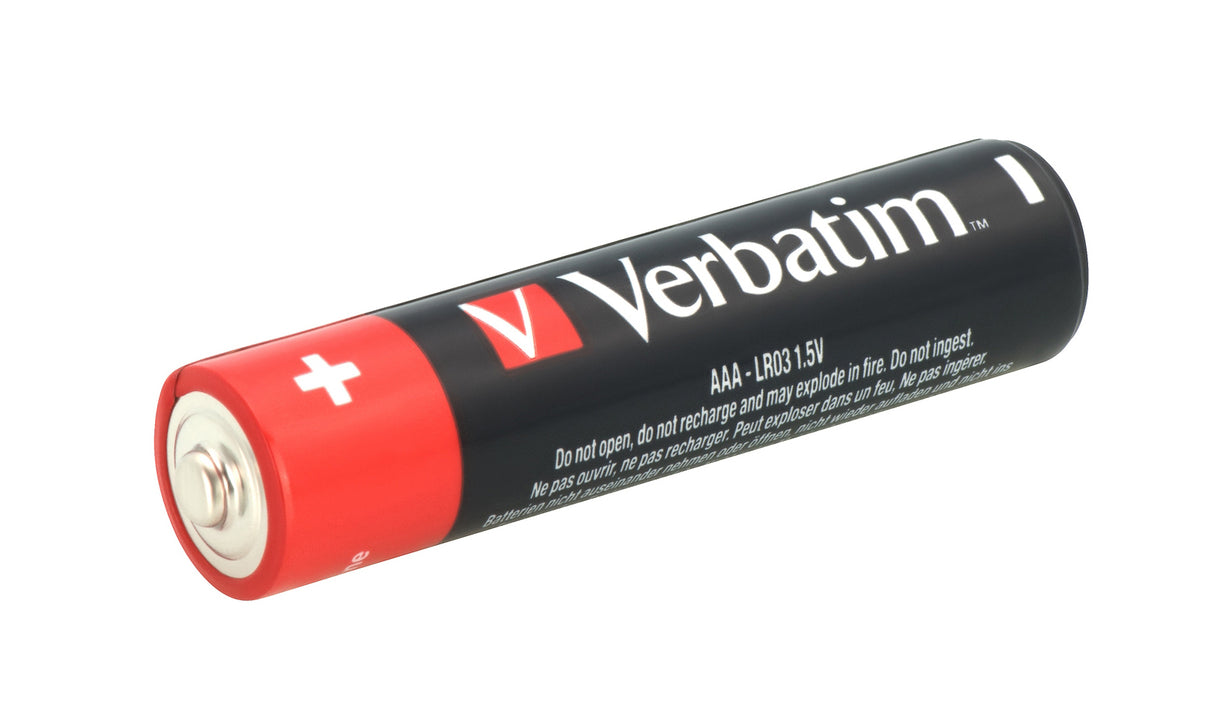 Lot de 4 piles Alcaline Verbatim Premium type AAA (LR03) 1,5V