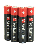 Lot de 10 piles Alcaline Verbatim Premium type AAA (LR03) 1,5V