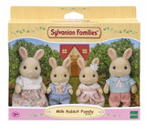 Poupée - SYLVANIAN FAMILIES - La famille Lapin Creme - Articulée et habillée avec soin