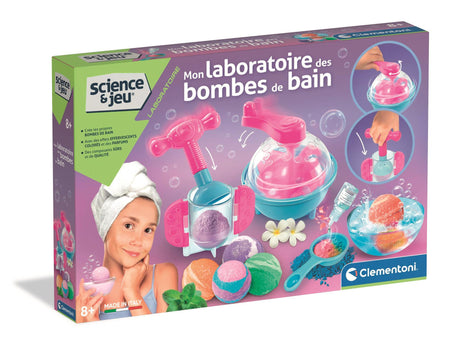 Mon laboratoire des bombes de bain - Clementoni - Science & Jeu - Jeux Scientifiques