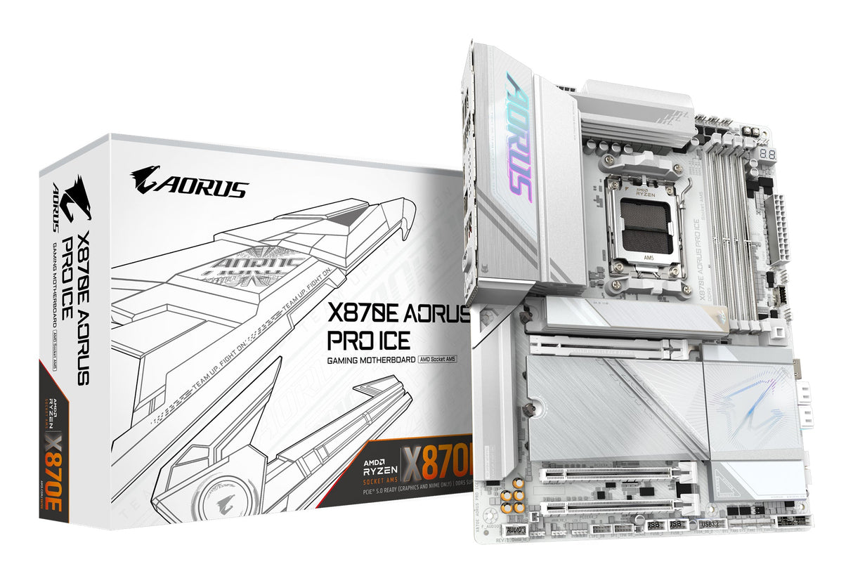 Carte Mére Gigabyte X870E Aorus Pro Ice (AMD AM5)