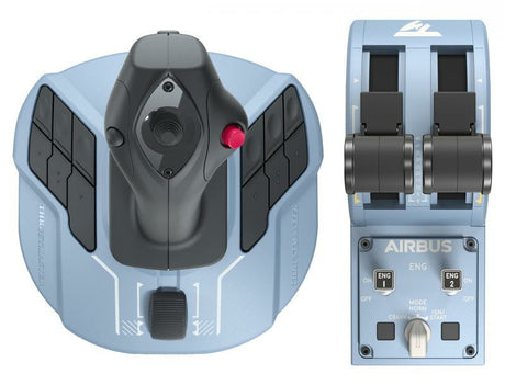 THRUSTMASTER Joystick TCA Officer Pack Airbus Edition : Réplique ergonomique du Mini-manche et Quadrant Airbus