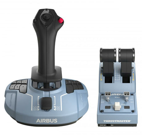 THRUSTMASTER Joystick TCA Officer Pack Airbus Edition : Réplique ergonomique du Mini-manche et Quadrant Airbus