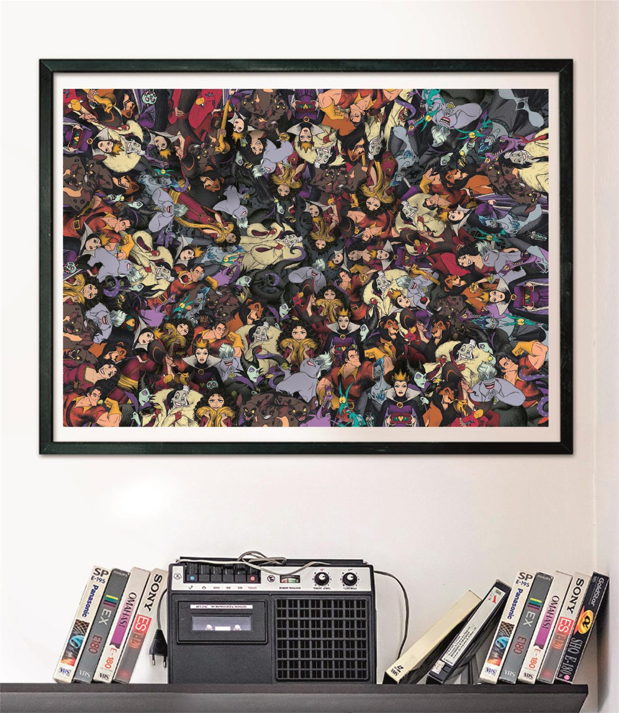 CLEMENTONI - Compact 1000 pieces - Impossible Disney Villains