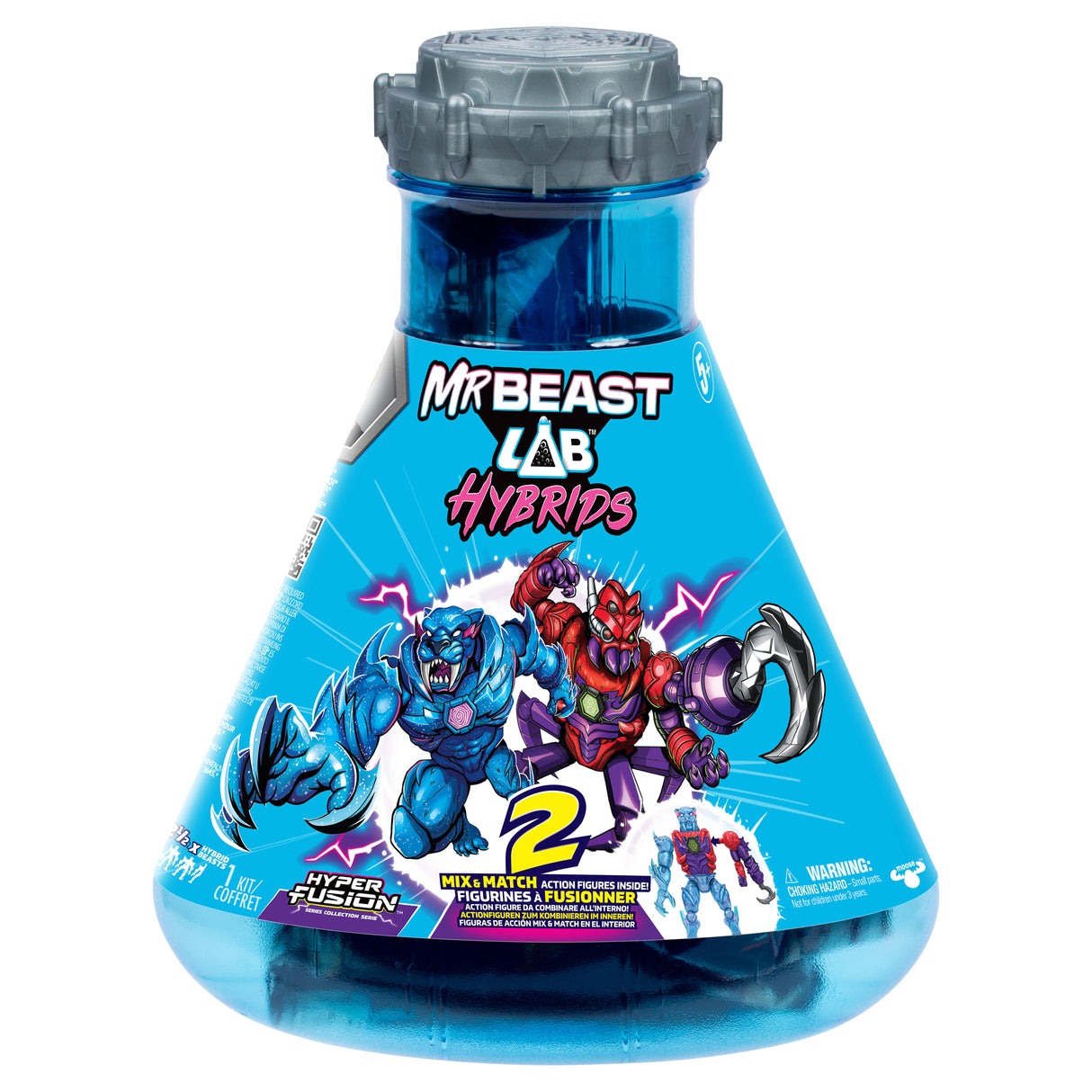 Pack de 2 figurines - MRBEAST LAB - Mix & Match - 2 FIG HYBRIDS + Moitié de figurine DRAGON