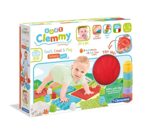Tapis sensoriels - Clementoni - Clemmy - Rouge - Multicolore - Bébé - Mixte - 6 mois - Caoutchouc souple
