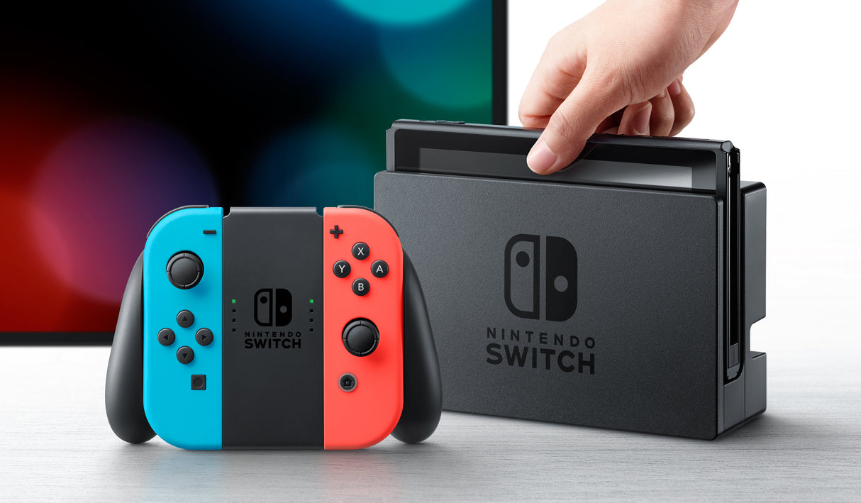 Console Nintendo Switch • Bleu Néon & Rouge Néon