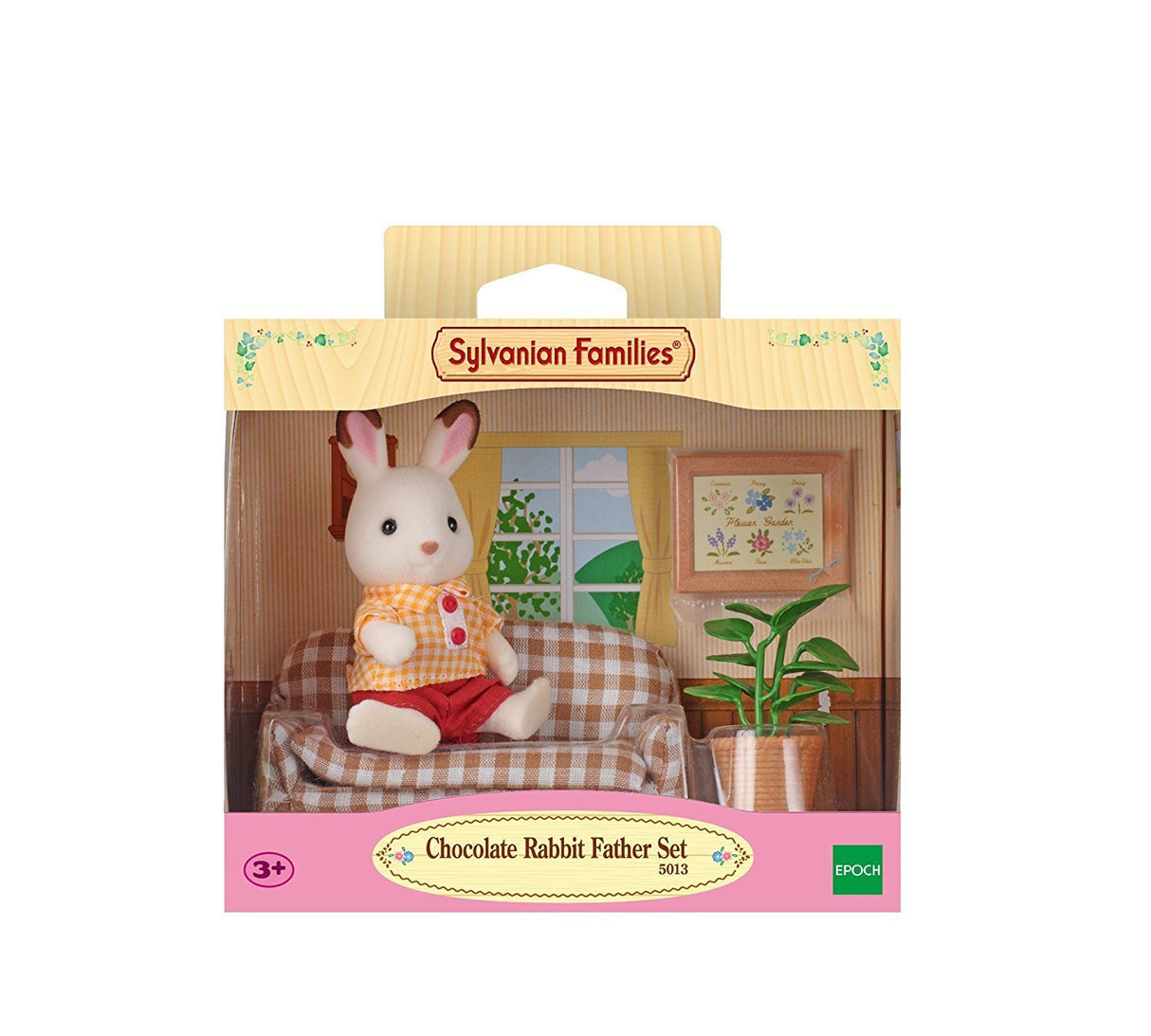 Le papa Lapin Chocolat et salon - Sylvanian Families - 5013