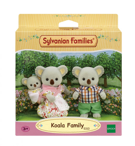 Famille Koala Sylvanian - SYLVANIAN FAMILIES - 5310 - Articulée et Habillée - Gris