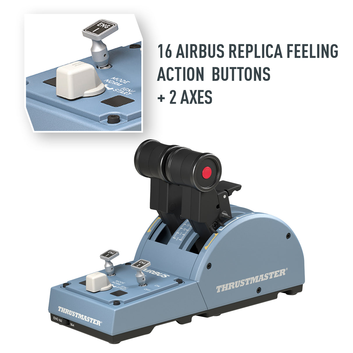 THRUSTMASTER - Joystick - TCA Quadrant Airbus Edition