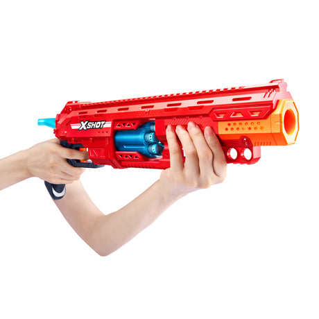 Lanceur de fléchettes - ZURU - X-SHOT Caliber - Barillet rotatif - Portée 27m - 16 fléchettes incluses